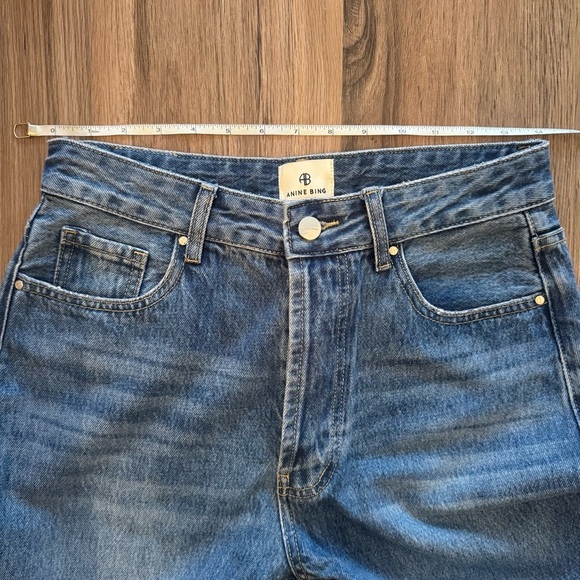 ANINE BING Hugh Jeans in Panama Blue - Picture 12 of 12